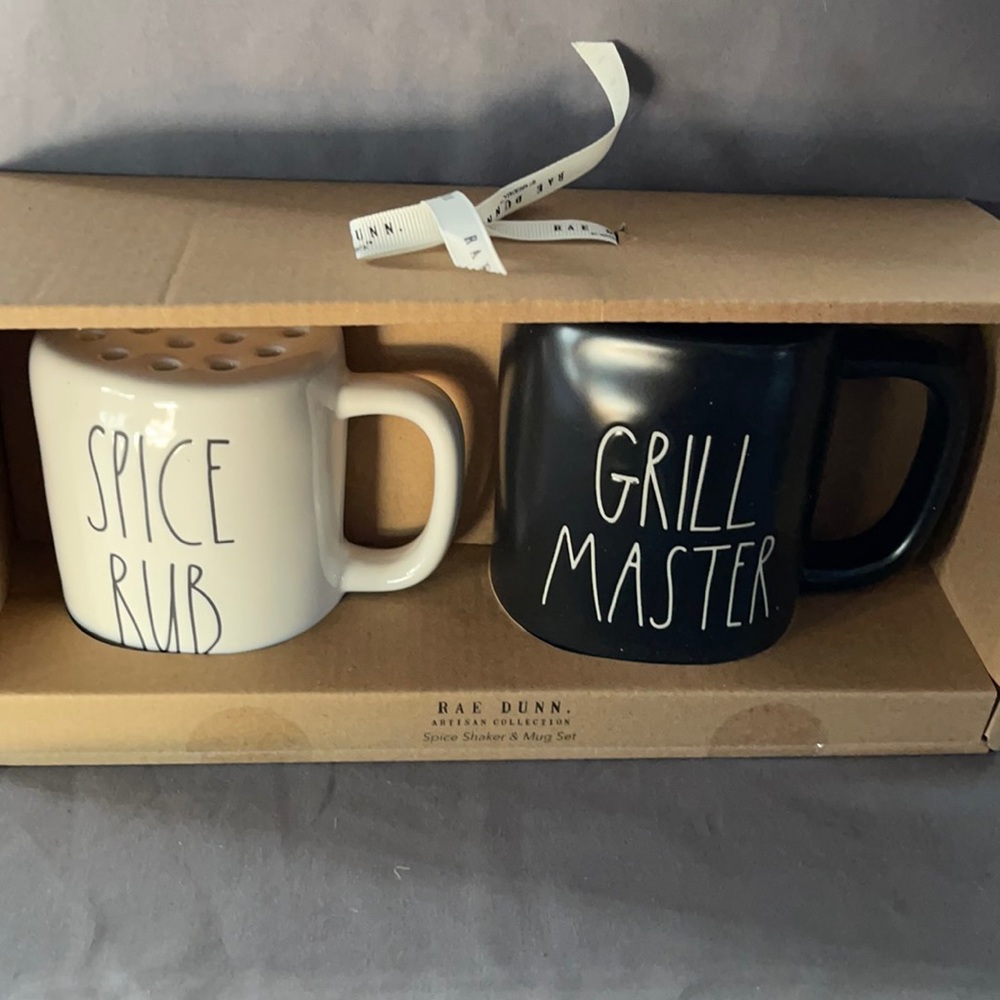 Rae Dunn - GRILL MASTER/SPICE RUB - set